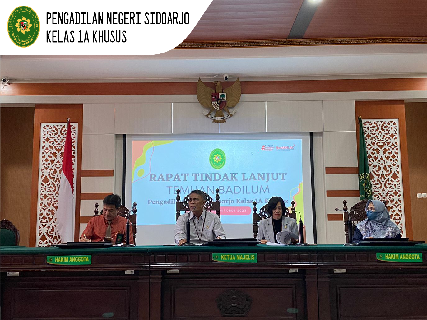 RAPAT TINDAK LANJUT TEMUAN BADILUM - OKTOBER 2023